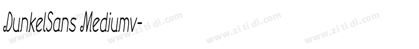 DunkelSans Mediumv字体转换